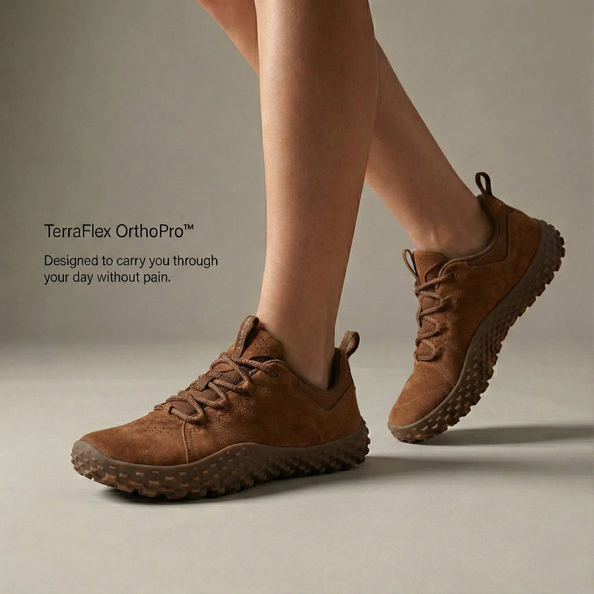 Chaussures Orthopédiques de Marche Anti-Douleur — Marron, photo 8