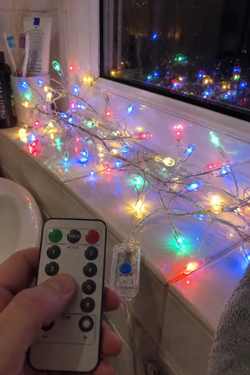 Guirlande Lumineuse LED USB Pétard avec Télécommande 8 Modes pour Fête de Mariage Jardin Chambre Noël 3/6/9/12 M — photo