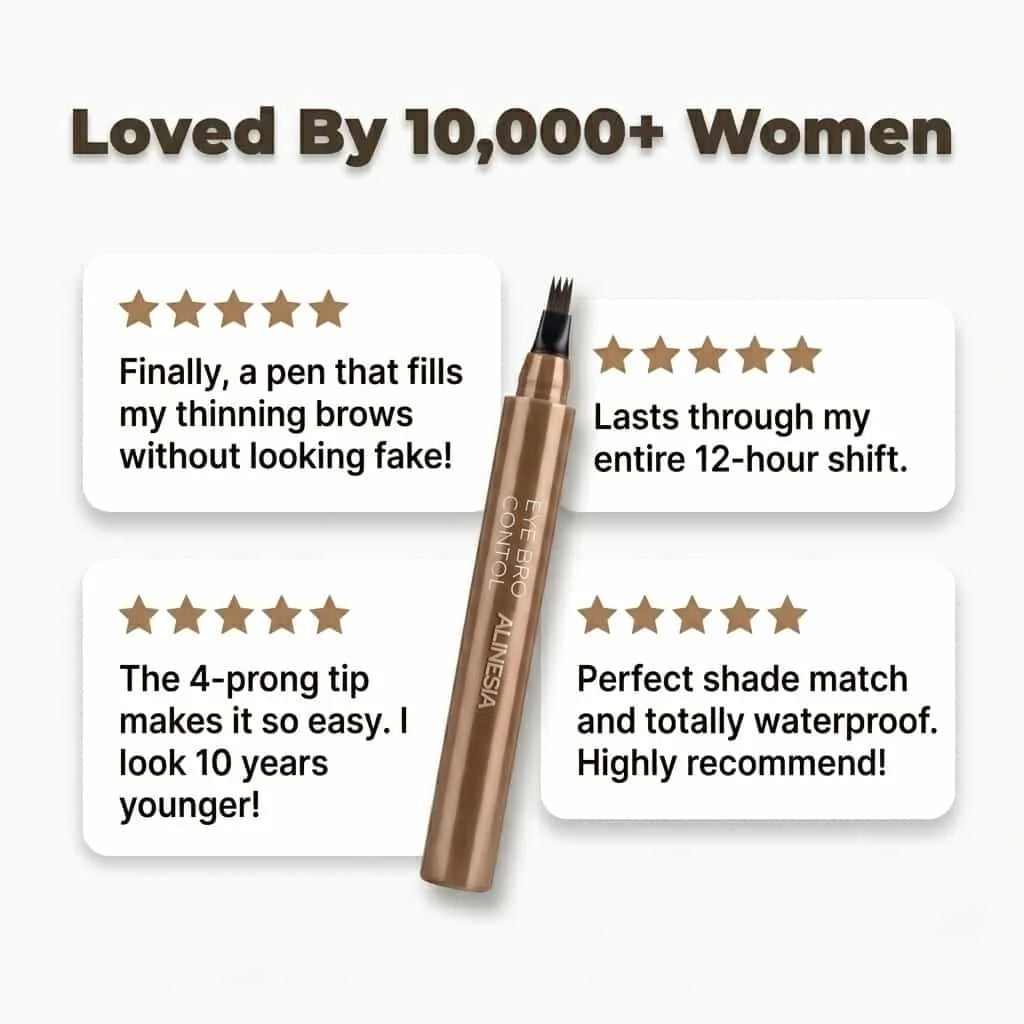 Stylo à Sourcils Microblading Étanche - Tenue 12 Heures Sans Bavure